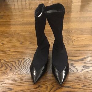 New Givenchy Womens Slip-on Boots Black Size 41